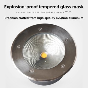 נירוסטה 12v/24v cob חיצוני חיצוני עמיד למים תת קרקעי אור ip65 דירוג מרובע גינה אור קרקע - Product Image 4