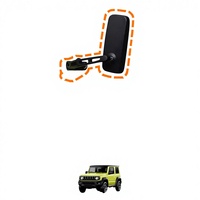 Nouveaux accessoires extérieurs de luxe pour voiture en alliage d'aluminium, rétroviseurs latéraux RT00760/RT00761, installation facile pour Suzuki Jimny