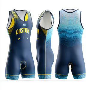 Combinaison de lutte personnalisée unisexe, uniforme de lutte classique personnalisé pour enfants, hommes et femmes, tenue de sport extensible - Product Image 1