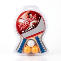 Raquette de tennis de table professionnelle Shakehand à long manche, caoutchouc durable, manche en bois, pour jeu récréatif
