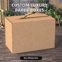 Cajas de Envío de Cartón Corrugado con Cierre, Diseño Personalizado de Lujo, Impresión a Todo Color, Materiales Reciclados, Tira Desprendible