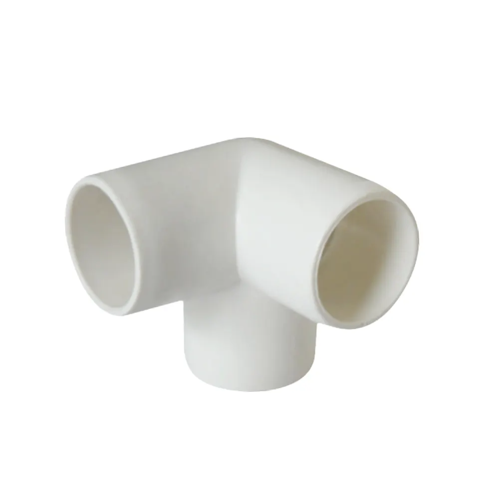 Pipe connectors and joints ASTM D1785/2466 pvc 3 three way elbow tees in one inch