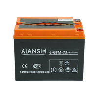 Pièces électriques pour transpalette AIANSHI, batteries au plomb sans entretien à décharge profonde AIANSHI 12V 73AH pour remplacement de chariot élévateur