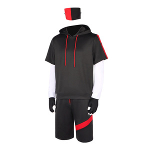 Costume de cosplay Star's Edge Fortnite Ikonik, ensemble sweat à capuche et short, tenue de jeu pour Halloween - Product Image 2