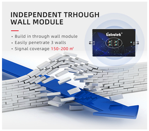 Répéteur 4 bandes Lintratek compatible B12 B5 B2 B4 AGC 700/850/1700/1900 MHz, amplificateur de signal cellulaire 2G/3G/4G 70 dB - Product Image 5