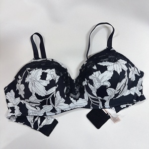<span class=keywords><strong>Reggiseno</strong></span> Push-Up <span class=keywords><strong>Senza</strong></span> <span class=keywords><strong>Ferretto</strong></span> Plus Size <span class=keywords><strong>con</strong></span> Stampa Floreale, <span class=keywords><strong>Imbottitura</strong></span> Sottile, Copertura Completa, Taglie 36-44 C D DD E, Lingerie Gotica per Donne - Product Image 4