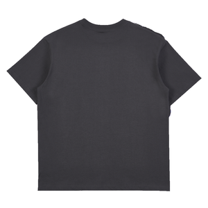 T-shirt décontracté pour homme en coton 100% bleu clair, tricoté lourd, à manches courtes et col rond - Product Image 5