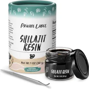 Custom Organic Healthy Work Himalayan Shilajit Resin Pure 30g 50g High Potency Gold Grade