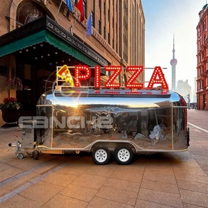 Équipement de vente de collations de rue remorque de beignet de café personnalisée chariots de camion de nourriture mobiles à vendre - Product Image 2