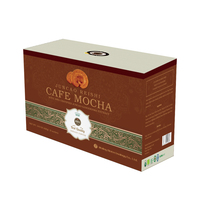 Arabica-café Moca instantané séché, avec extrait de champignon Ganoderma Lucidum/Reishi en poudre