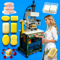 Machine automatique de fabrication de savon en barre, petite ligne de production, ensemble complet avec moule à estamper et gaufrage pour savon de lessive et de toilette