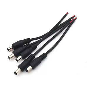 DC Power Connector Plug Cable Jack 5.5*2.1mm Male Female for CCTV <b>Camera</b> Connector - Product Image 2