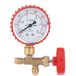 CT-488 Refrigerant Pressure <b>Gauge</b> 12mm Vacuum Pressure <b>Gauge</b> HVAC Repair Tool Anti Corrosion - Product Image 1