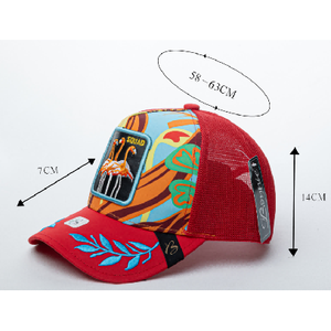 Gorra Trucker Squad de Malla Transpirable e Impermeable con Panel Frontal Bordado, de 6 Paneles, Unisex, para Adultos, Casual, Primavera Verano - Product Image 1