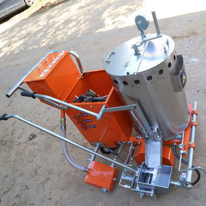 Machine de marquage routier à chaud à poussée manuelle, chauffage au gaz, conception compacte pour trottoirs et routes résidentielles - Product Image 1