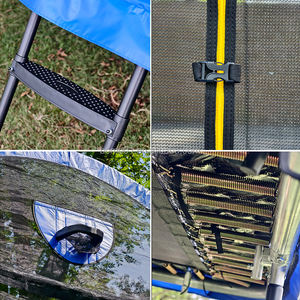 <span class=keywords><strong>Trampoline</strong></span> rectangulaire Zoshine, nouveau design, 10*14 pieds, double <span class=keywords><strong>panier</strong></span>, adapté aux enfants, avec filet de sécurité robuste, pour utilisation dans le jardin ou le parc - Product Image 3