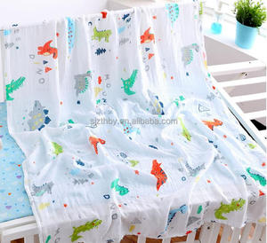 Cổ phiếu thiết kế mềm nhất tre Cotton Muslin vải chăn cho trẻ sơ sinh - Product Image 6