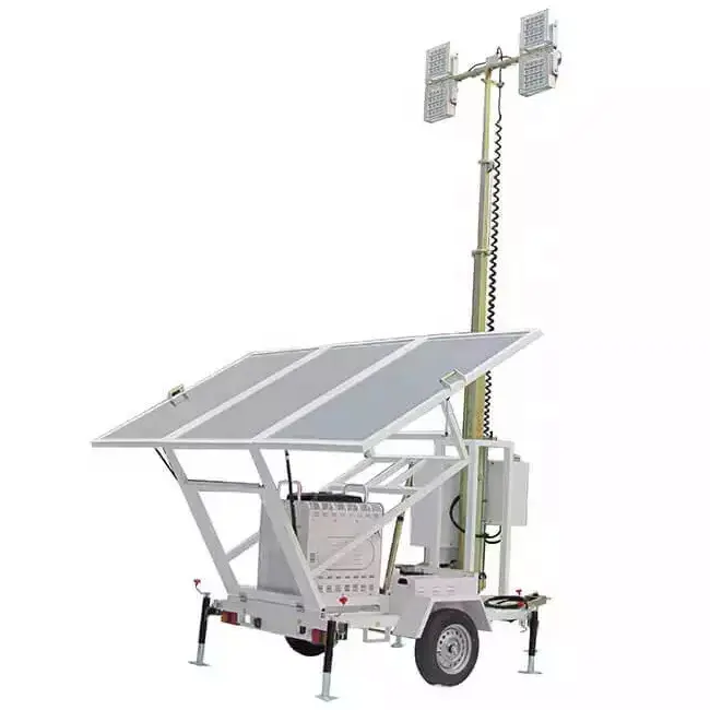Economy and environmental protection is SWT SV9 Series LED Solar Light Tower