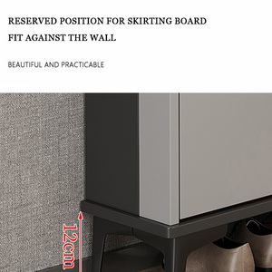 Estraibile tipo armadio per scarpe <span class=keywords><strong>da</strong></span> <span class=keywords><strong>esterno</strong></span> di lusso scarpiera armadio con porta per la conservazione a casa - Product Image 5