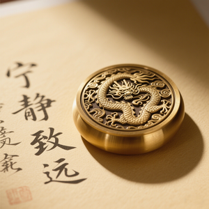 Sıcak satış lüks yuvarlak pirinç <span class=keywords><strong>Paperweight</strong></span> yüksek kalite UV baskılı masa ev ofis okul için dekoratif nesne kaplama tekniği - Product Image 2