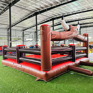 Thương mại Inflatable dành cho người lớn bucking Bronco Rodeo Bulls Inflatable bò cơ khí cho thuê - Product Image 4