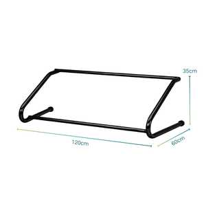 Étagère à pneus en métal 120x60x35 cm pour garage ou atelier, solution de rangement jusqu'à 4 pneus - Product Image 2