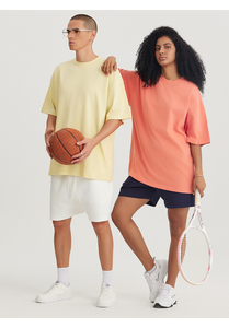 T-shirt décontracté unisexe surdimensionné à manches courtes, blanc, imprimé, 100 % coton, motif personnalisé, 240 g/m², haute qualité, vente en gros - Product Image 2