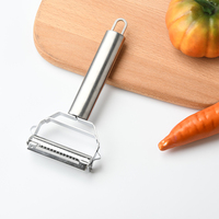 Hete Aanbieding XUCAN Dubbele Kop Multifunctionele RVS Ecologische Fruit- en Groenteschiller Julienne Snijder voor Thuiskeuken