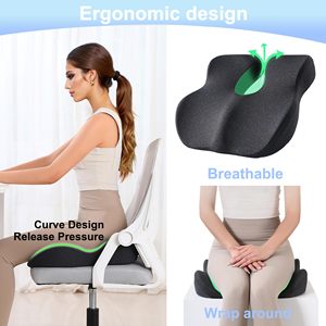 <span class=keywords><strong>Coussin</strong></span> <span class=keywords><strong>de</strong></span> siège orthopédique en mousse à mémoire <span class=keywords><strong>de</strong></span> forme <span class=keywords><strong>Coussin</strong></span> <span class=keywords><strong>de</strong></span> siège <span class=keywords><strong>de</strong></span> voiture doux et respirant avec techniques <span class=keywords><strong>de</strong></span> couture pour le soulagement <span class=keywords><strong>de</strong></span> la douleur du coccyx <span class=keywords><strong>de</strong></span> la sciatique dorsale - Product Image 2