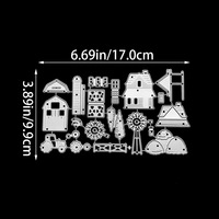 Matrice de découpe en métal DIY pour albums photo, boîtes cadeaux, cartes en papier, cartes de vœux et scrapbooking