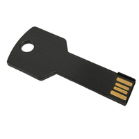 Clé USB en forme de clé personnalisée 4 Go, 8 Go, 16 Go, 32 Go, 64 Go clé USB en métal, clé USB cadeau promotionnel avec logo