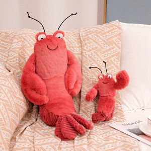 Muñeco de Peluche de Cangrejo y Langosta de Simulación con Relleno de Algodón PP, Diseño de Dibujos Animados para Niños y Niñas, Regalo, Adorno Decorativo - Product Image 3