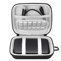 Étui de transport rigide en EVA pour écouteurs, petite pochette pour batteries externes, câbles de données, chargeurs et autres accessoires numériques