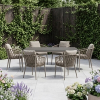 Chaise dinante résistante aux UV durable légère réglée de patio extérieur de jardin de patio de restaurant