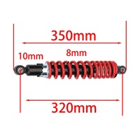 Amortisseur arrière de moto 320 mm, suspension à air hydraulique à huile, fourche, vélo de rue, pitbike, pédale, motocross, quad