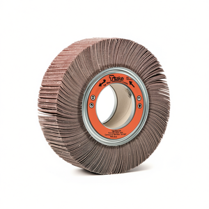 Disque abrasif à lamelles en tissu corindon 165x30x54 mm grain 320 avec trou - Product Image 2
