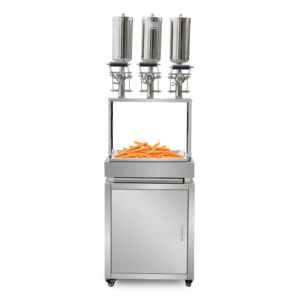 Carrello <span class=keywords><strong>per</strong></span> <span class=keywords><strong>Churros</strong></span> con Friggitrice e Dosatore, Mobile in Acciaio Inox Certificato CE - Product Image 5