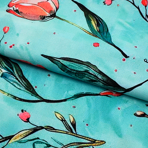 Hot Sale High Elastic Breathable Print Woven 4 Way Stretch Fabric for Sport Dress Draping - Product Image 4