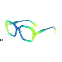 Monture de lunettes en acétate fait à la main rétro lunettes optiques personnalisées Gafas Lunettes de prescription