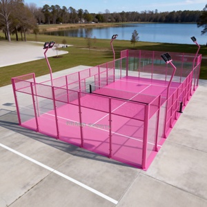 Vente en gros d'usine avec gazon artificiel, terrain de padel classique simple ou double à prix abordable - Product Image 3