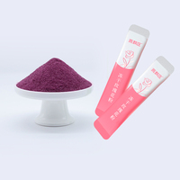 Poudre de myrtille comestible en vrac 100% naturelle, fabricant OEM, utilisable à basse température, riche en anthocyanes pour les boissons et la boulangerie