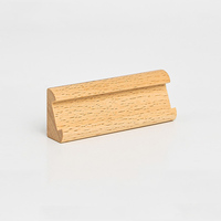 Numéro réglable Base en bois massif Prix Affichage Cube Prix de gros Stand Tag