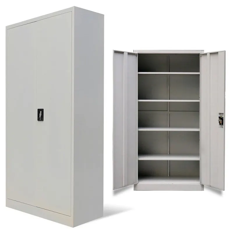 Custom Size Commercial Office Furniture Fireproof Waterproof Book Cupboard Steel 2 Doors Metal Filing Cabinet