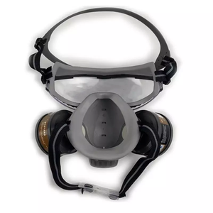 Venta caliente Máscara con gafas de seguridad Anti Químico Gas Respirador Silicona <span class=keywords><strong>Respiratorio</strong></span> - Product Image 2