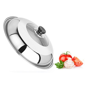 <span class=keywords><strong>Casserole</strong></span> universelle en acier inoxydable, <span class=keywords><strong>couvercle</strong></span> de <span class=keywords><strong>casserole</strong></span> en verre, <span class=keywords><strong>couvercle</strong></span> de Wok - Product Image 5