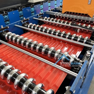 Máy tạo hình tôn sóng màu tự động tốc độ cao 836 phổ biến ở Cameroon, máy móc sản xuất ngói - Product Image 4