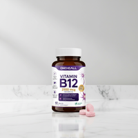 ONEHEALL Comprimés de Vitamine B12 Extra Forte 2500 mcg Soutien au Métabolisme Énergétique Comprimé de Vitamine B12