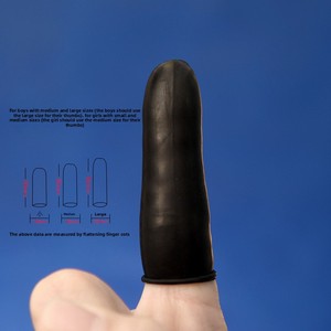 Mhy Zwart Glossy Frosted Zuiveringshandschoenen Antistatische Latex Voor Industriële Veiligheid - Product Image 2