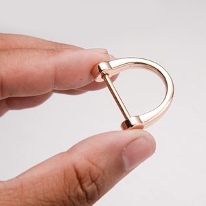 Anillas en D de tornillo con forma de herradura y U, semicirculares, con destornillador, para manualidades de cuero y bolsos DIY - Product Image 6