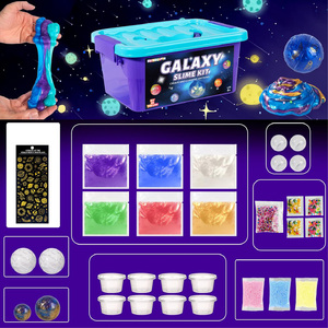 Kit de slime galactique pour garçons et filles, kit de fabrication de slime pour enfants, slime DIY brillant, galactique, amusant, cadeaux de slime, kit de fabrication de slime - Product Image 2